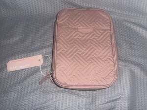 BAGSMART Dazzling Travel Jewelry Organizer Binder Case, Pink